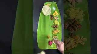 How to serve sadya traditionally... #onam2024 #traditionalonasadya #sadya #onasadya