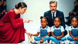 &ldquo;Clean It With Your Tongue,&rdquo; Orders The Model. Billionaire Sees Triplets Being Humiliated And Act