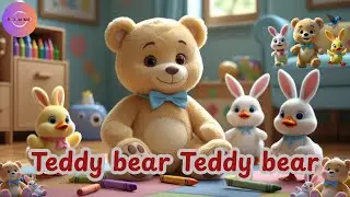 Teddy Bear Teddy Bear turn around | Teddy Bear Teddy Bear | Kids Rhymes | Cartoon Video | Anvi Bisht