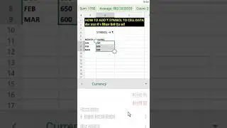 INDIAN RUPEE ₹ symbol in Microsoft Excel Android app #shorts #excelshorts