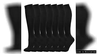 3/6/7Calf Compression Socks Men Medical Varicose Veins Diabetes Edema Sports Socks Running Football