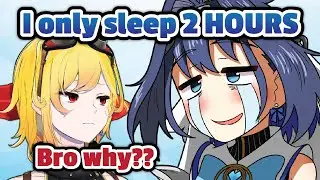 When Kronii told Kaela that she only sleep for 2 hours