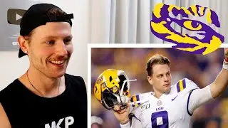 Rugby Player Reacts to JOE BURROW 2019 Heisman Season Highlights LSU College Football!