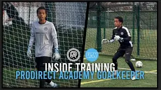 INSIDE GOALKEEPER TRAINING!🔥| Prodirect academy goalkeeper training