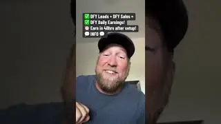 DFY Leads + DFY Sales = DFY Daily Earnings!