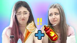 بستنی با سس تند ؟! 😲 || WEIRD FOOD COMBINATION