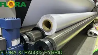 NEW!! FLORA 5m grand format UV printer presents at Shanghai APPP EXPO now!