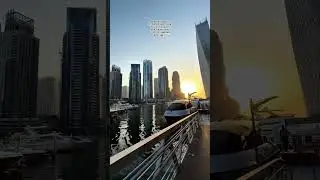 Marina boat RIDE ONLY For 7 AED #exploredubai #travel #dubailfe #boat #marinadubai