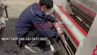 Operation 2 paper straw slitting machine China #slitterrewinder #slittingmachine #paperstrawmachine