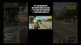 GTA V Car Shooting Gun with Menyoo Trainer Full Guide #shorts #gta