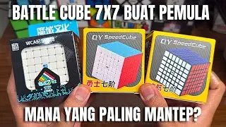 MANA YANG PALING BAGUS ? REVIEW CUBE 7x7 MOYU MEILONG 7 V2 VS QIYI WARRIOR 7 & QIYI SAIL 7 