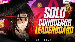 DAY 27 I SOLO CONQUEROR RANK PUSH TIPS AND TRICKS LIVE BGMI 🇮🇳