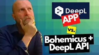 Приложение DeepL против Bohemicus + API-ключ DeepL