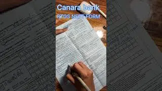 Canara bank rtgs neft form filling Tamil #canara_bank #rtgs #bankdoubts #neft #fundtransfer