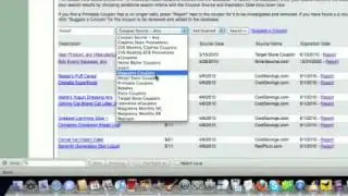 My Coupon Database Tutorial