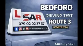 Bedford Driving Test Route 3 (2026 Update) | Full Test Route Drive