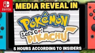 Pokemon Switch NEWS! Reveal in 5 HOURS AND HYPE FOR 2019! Pokemon Lets Go pikachu & Lets Go  Eevee!