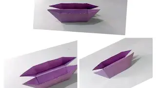 paper twin boat idea||Origami Boat making||paper crafts||diy boat||how to make paper boat very easy