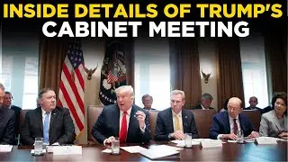 TRUMP CABINET MEETING LIVE | Watch President Donald Trump Lead Critical Discussions with Cabinet