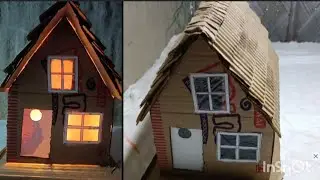 🏠DIY Mini House Using Cardboard # Best School Project Idea# shorts#diy# schoolproject#