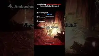 Ranking the Scariest Ewok Hunt Moments in Battlefront 2 #shorts