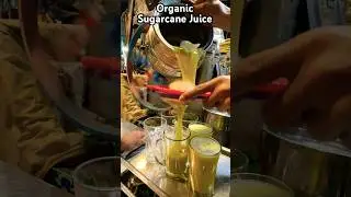 100% Fresh Sugarcane Juice in Pakistan #streetfoodpakistan #shorts #sugarcanejuicer