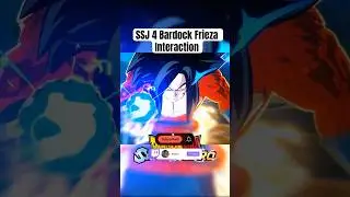 What If SSJ 4 Bardock Frieza Interaction #anime  #dragonballsparkingzero #sparkingzero