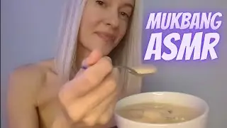 Mukbang ASMR | Treacle Tart & Custard (insane stomach growls/rambles)