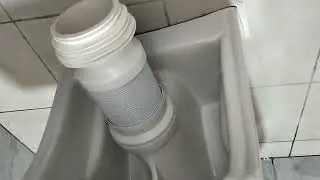 DIY How to connect a pan toilet connector