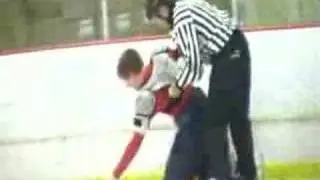 Midget hockey fight