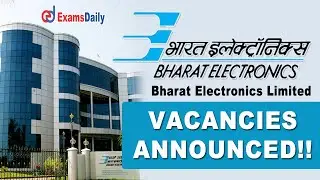 BEL Recruitment 2021 Announced | Bharat Electronics Limited Apprentice 2021| BEL Vacancies 2021
