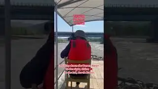 Cruising the Tumen River&mdash;China right, North Korea left. 1 ￼boat, 2 worlds. #northkorea #travelvideo