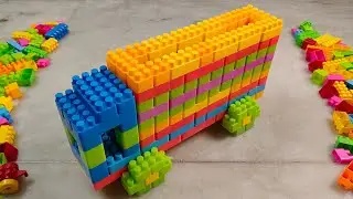Satisfying DIY Truck ASMR/Building  blocks/block game /Lego building blocks#asmr#buildingblocks#lego