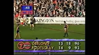 Last Two Minutes: Geelong V Footscray, Round 15 1992