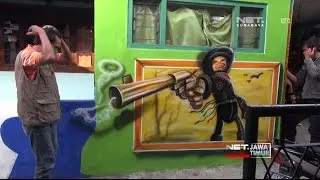 NET. JATIM - KAMPUNG 3 DIMENSI MUNCUL DI MALANG