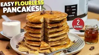 The Best Flourless PROTEIN Pancakes
