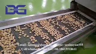 Chocolate Cereal pillow puffs/ choco pillows/ centre fill choco fills pillow making machine plant
