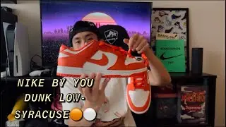 📦NIKE BY YOU (DUNK LOW) - SYRACUSE 🟠⚪️ SO MUCH BETTER THAN REGULAR DUNKS (WORTH BUYING IT‼️)
