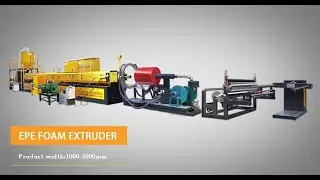 EPE foam sheet production line|EPE k&ouml;p&uuml;k hattı|EPE polyethylene foam roll machine