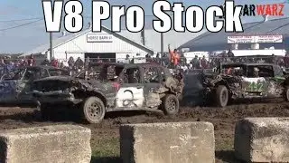 V8 Pro Stock Class At Brigden Fair Demolition Derby 2018