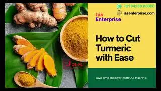 Turmeric Slicer Machine | +91-9426088680 | jasenterprise.com