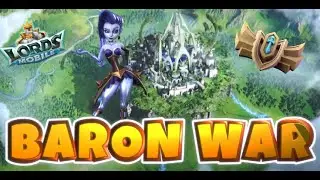 Lords Mobile - Baron war Bloodlust vs M%H family - Piloting QueenLizzy