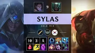 Sylas Mid vs Pyke: Quadra Kill, Godlike - KR Challenger Patch 14.22
