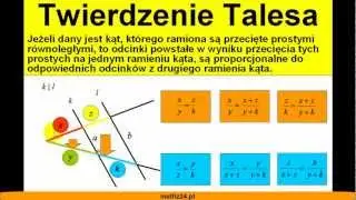 Twierdzenie Talesa - MatFiz24.pl