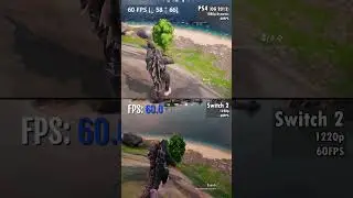 Nintendo Switch 2 vs. PlayStation 4 Fortnite Graphics & FPS Comparison #nintendoswitch2 #ps4