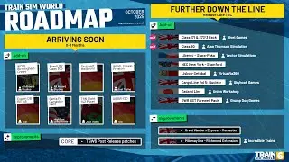 Train Sim World 6 - Roadmap Octobre 2025