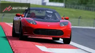 Tesla Roadster vs. Fuji Speedway | Assetto Corsa