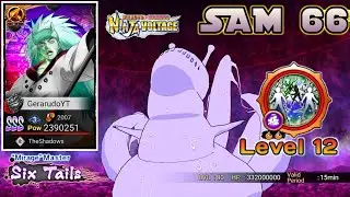 [SAM 66 Mirage Master] Madara Six Paths VS Six Tails | Naruto X Boruto Ninja Voltage
