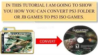 How To Convert A PS3 Folder Game/JB Format Into A PS3 ISO File or PS3 ISO Game Easy Tutorial 2020