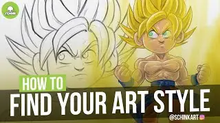 HOW TO FIND YOUR ART STYLE + Goku timelapse drawing | improve your art and thrive as an artist